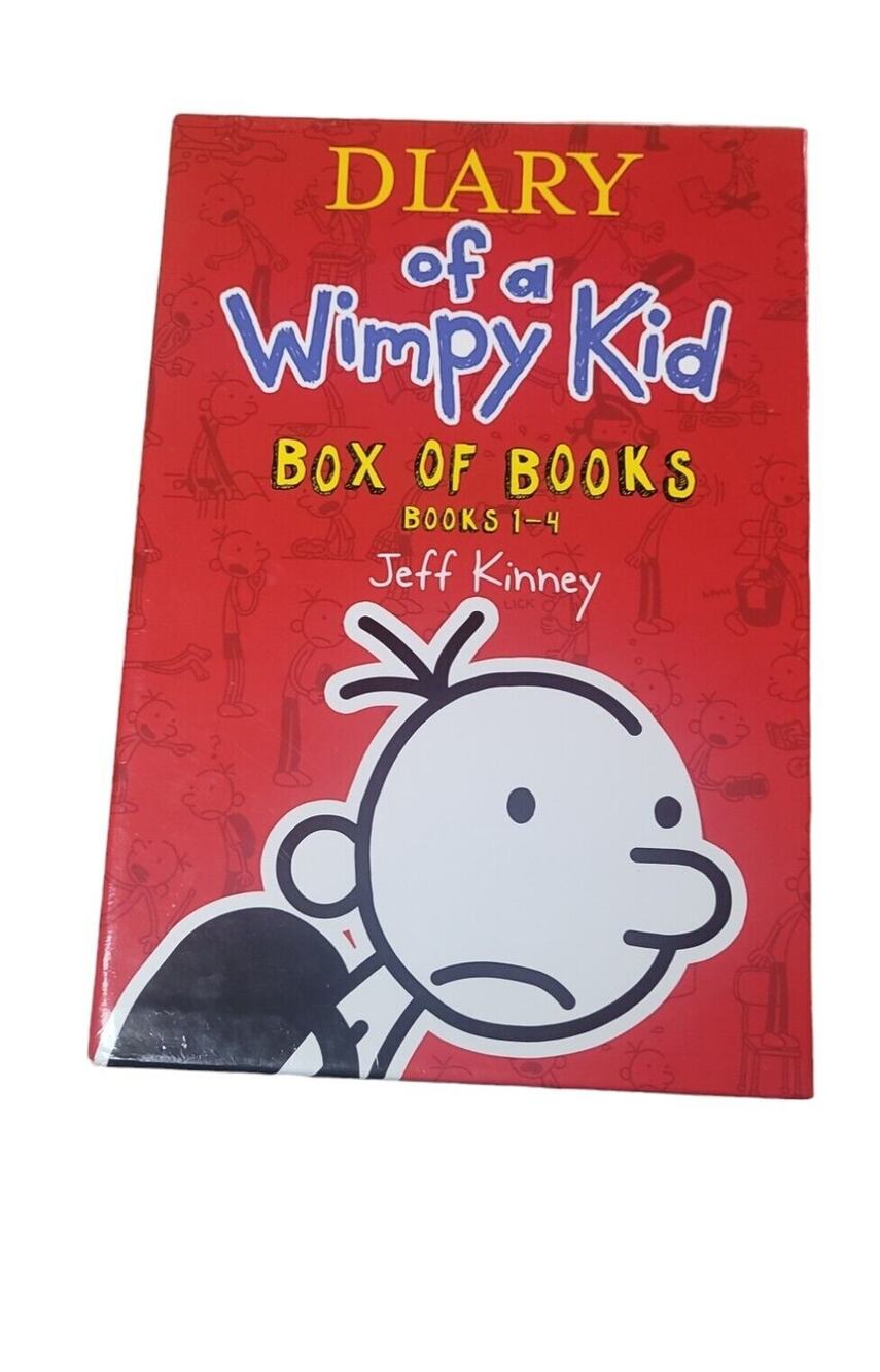 Diary of a Wimpy Kid Box Set 1-4 Hardcover 2014 Amulet Books EUC